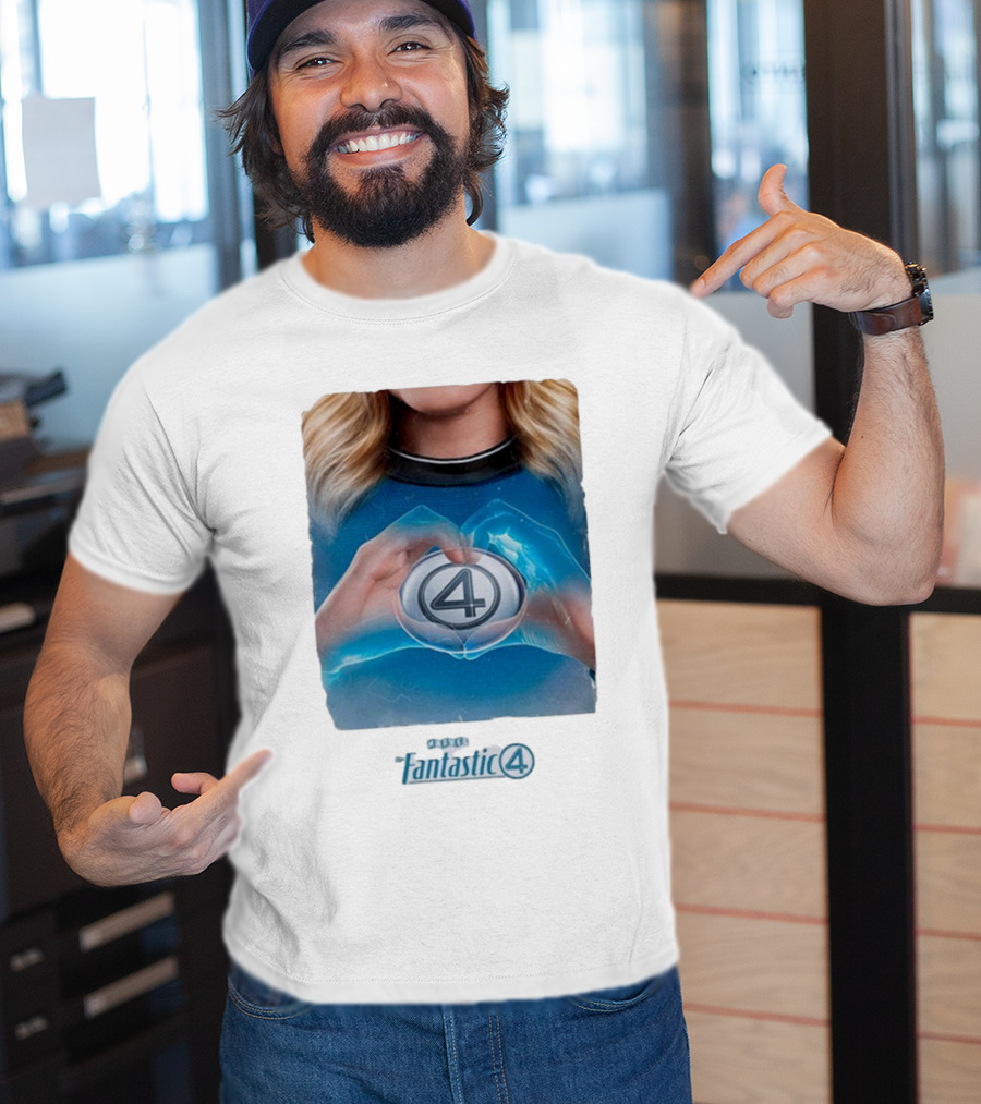 Invisible Woman Marvel Studios Fantastic 4 Emblem T-Shirt