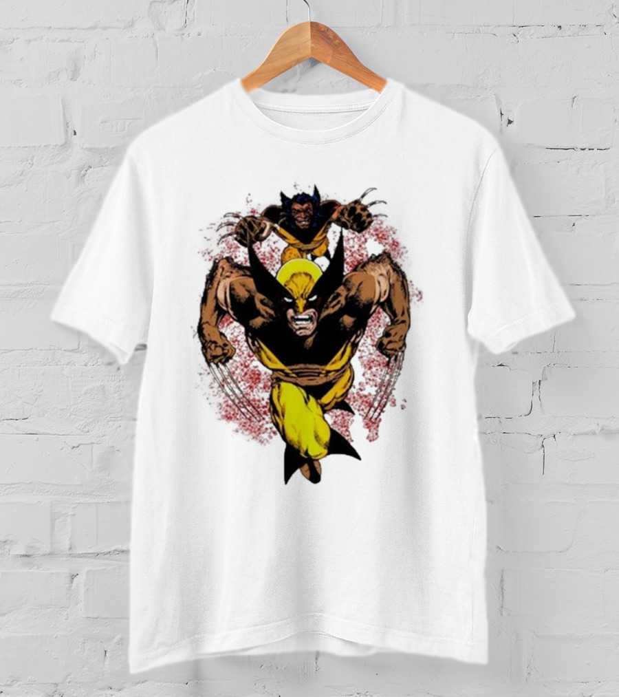 2025 Wolverine And Sabretooth Marvel Ashtro Logan T-Shirt