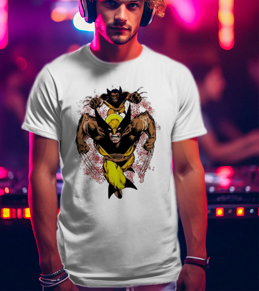 2025 Wolverine And Sabretooth Marvel Ashtro Logan T-Shirt