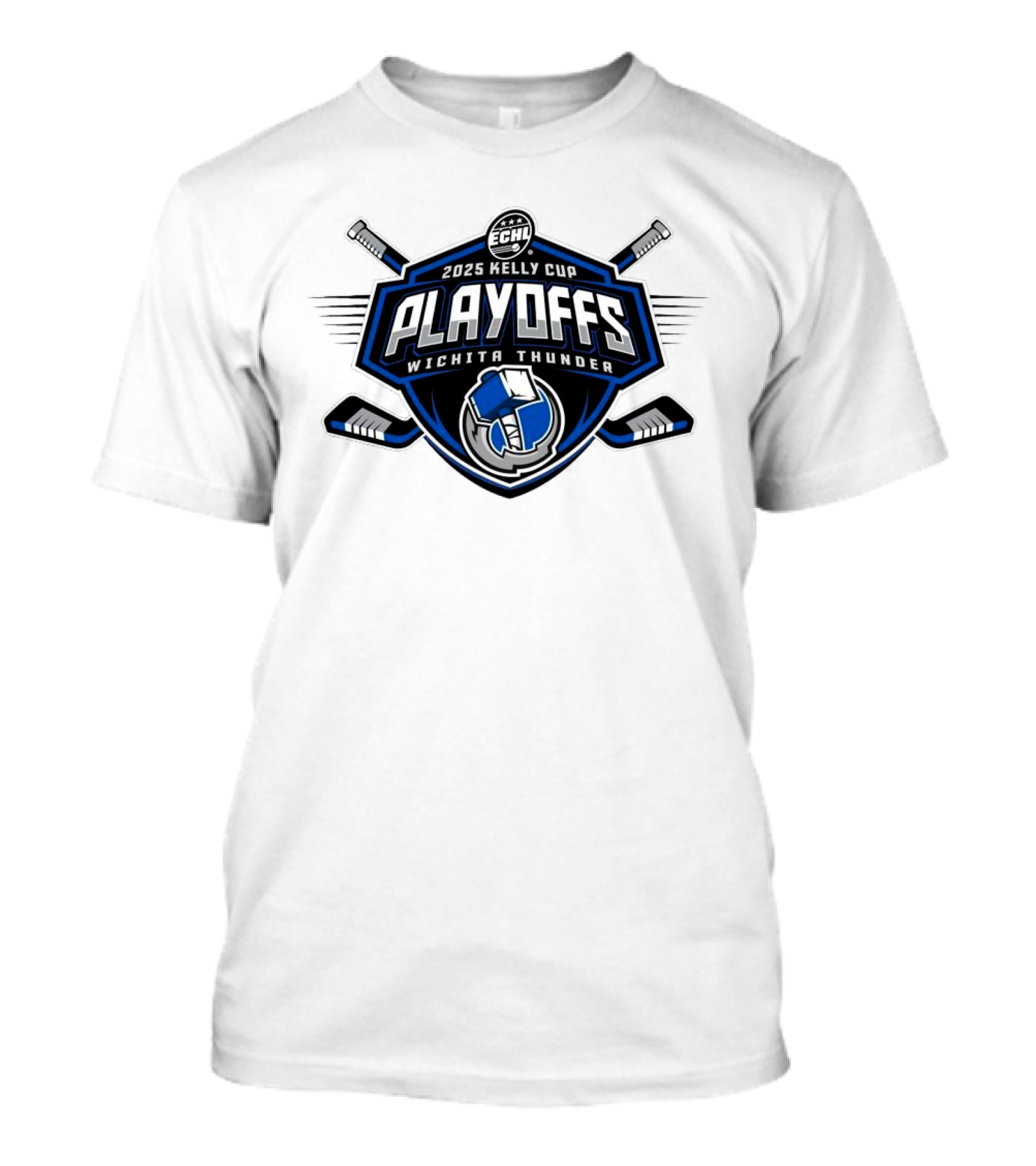 ECHL 2025 Kelly Cup Playoff Wichita Thunder T-Shirt