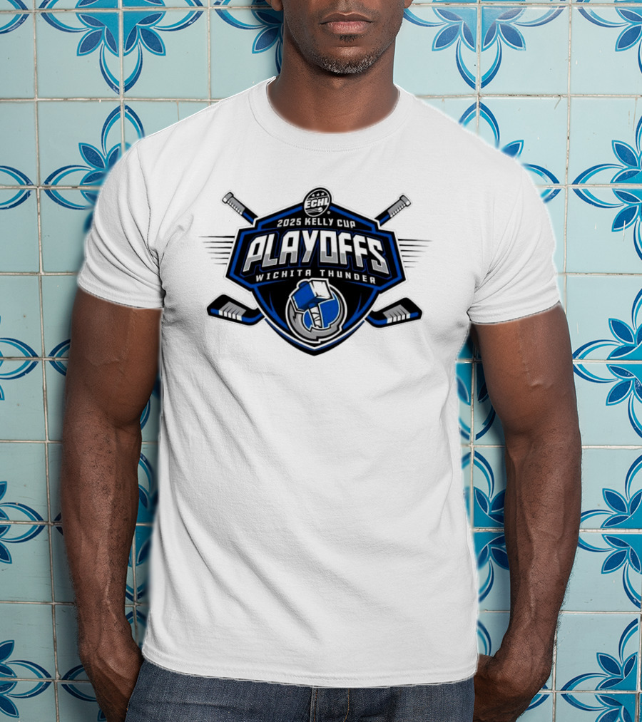 ECHL 2025 Kelly Cup Playoff Wichita Thunder T-Shirt
