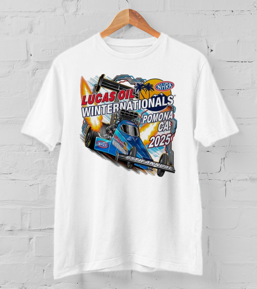 Lucas Oil NHRA Winternationals Pomona CA 2025 65th Annual T-Shirt