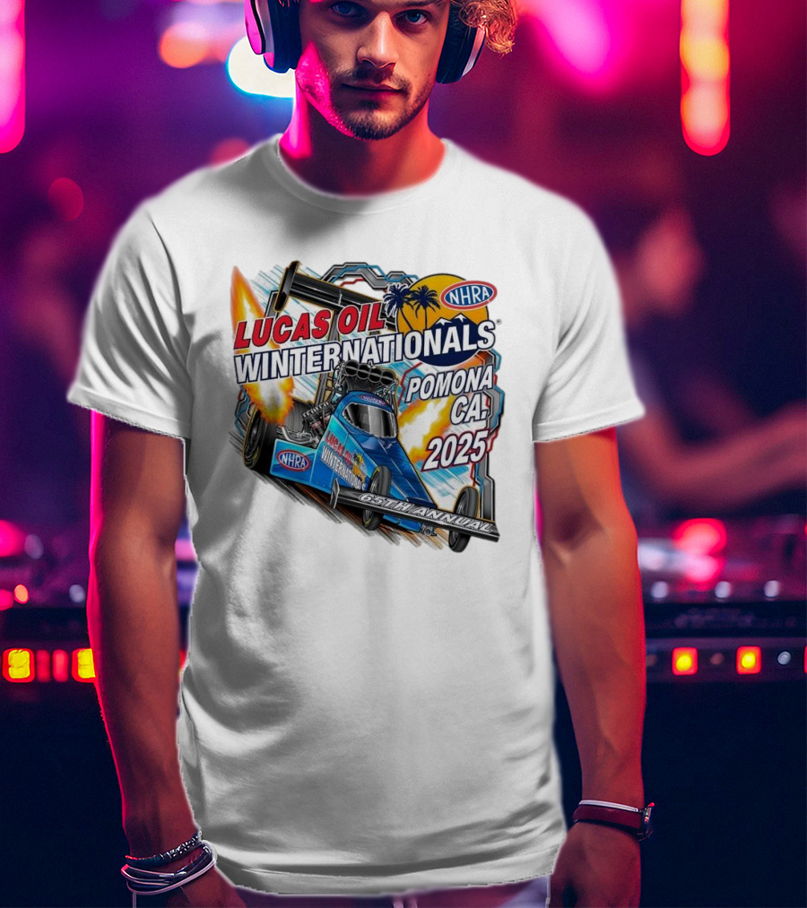 Lucas Oil NHRA Winternationals Pomona CA 2025 65th Annual T-Shirt