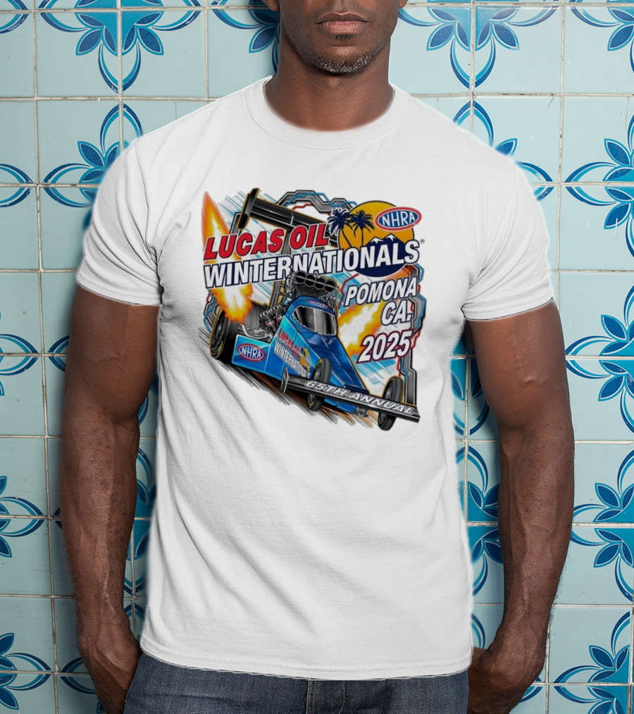 Lucas Oil NHRA Winternationals Pomona CA 2025 65th Annual T-Shirt