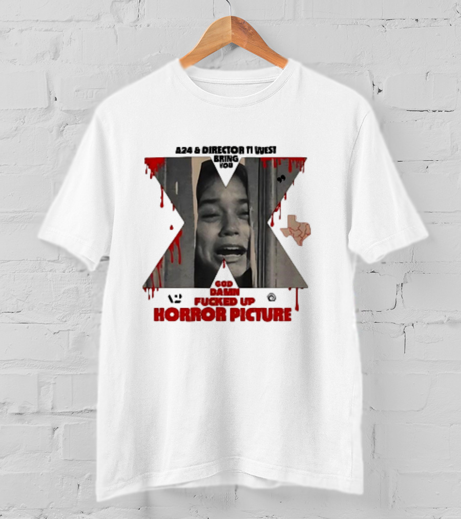 A24 Ti West Bring You The Scariest X Horror Picture T-Shirt