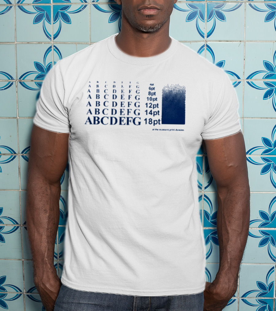 Abcdefg 6pt 8pt 10pt 12pt 14pt 18pt At The Moment PxFx Chameleon T-Shirt