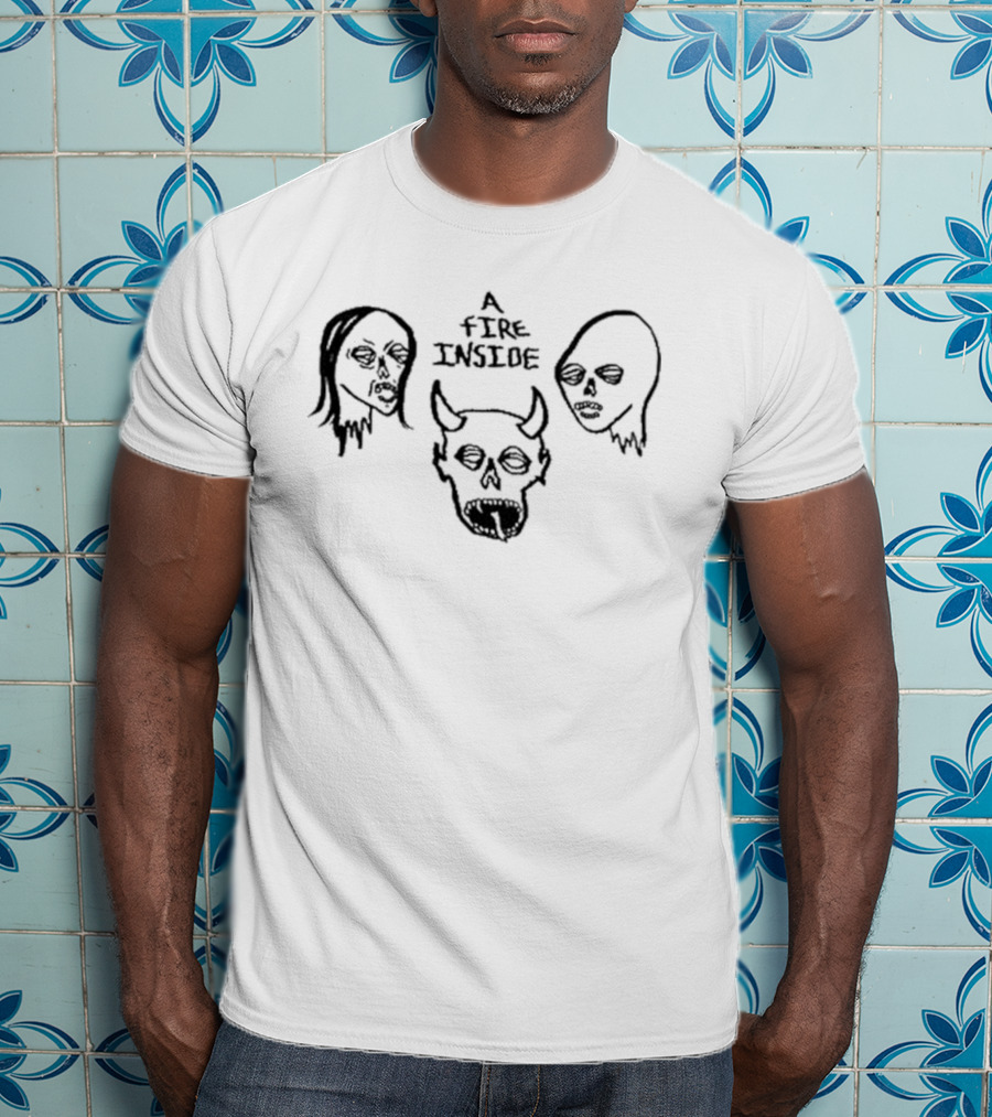 Afi Faces Ivory Skull Crown Trio T-Shirt