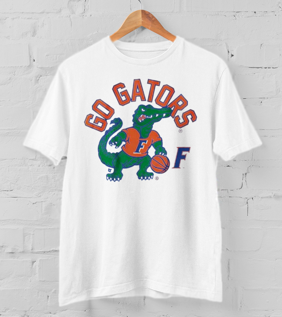 Go Gators Florida Mascot F Basketball T-Shirt