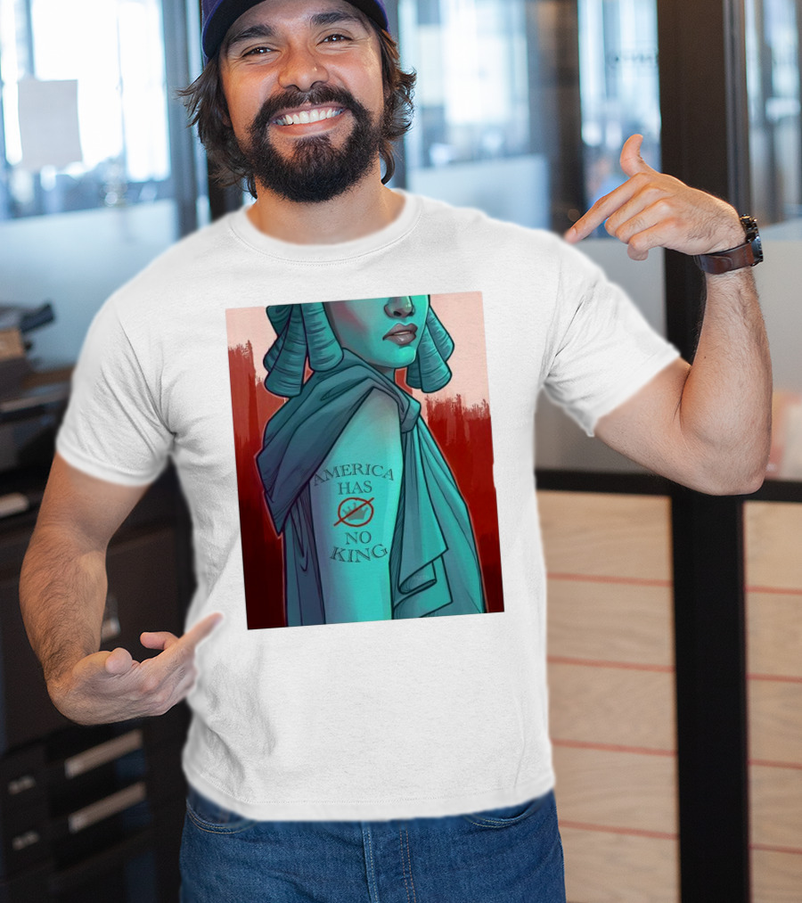 America Has No King Lady Liberty 2025 T-Shirt
