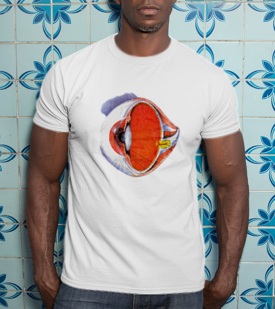 Anatomical Eye Ball Illustration 1991 T-Shirt
