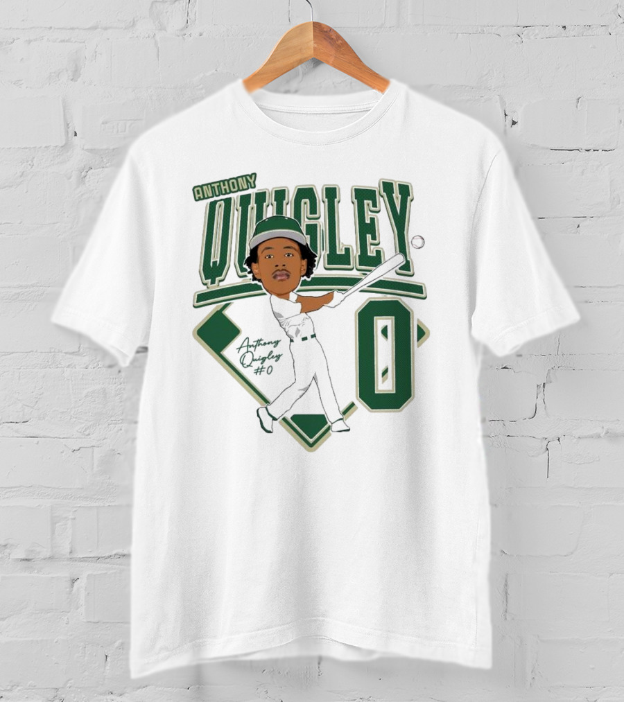 Anthony Quigley Baseball 2025 Player Illustration T-Shirt