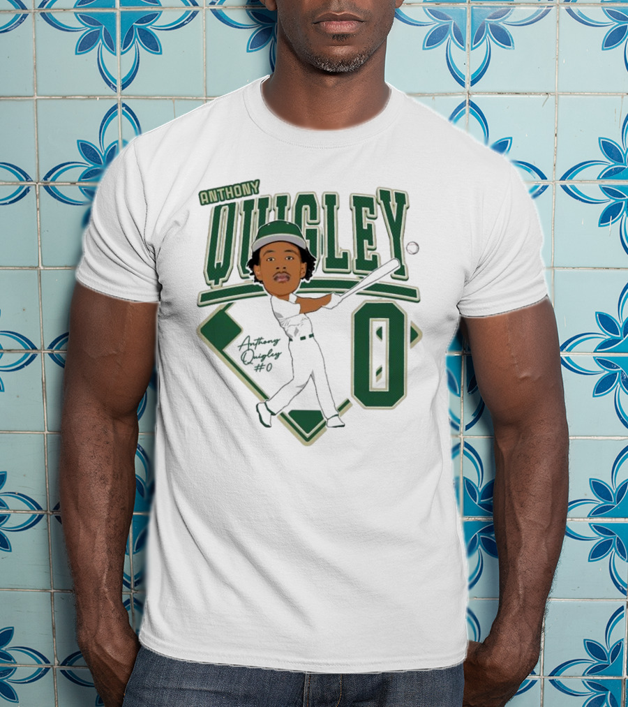 Anthony Quigley Baseball 2025 Player Illustration T-Shirt