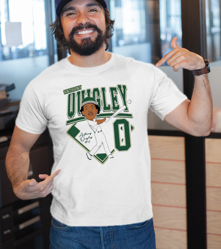 Anthony Quigley Baseball 2025 Player Illustration T-Shirt