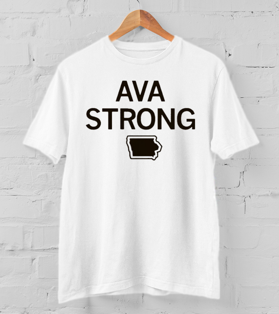 Ava Strong Iowa Outline T-Shirt