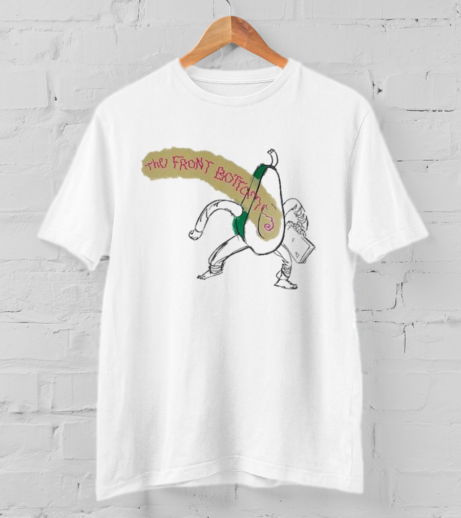 The Front Bottoms Avocado Character With Megaphone T-Shirt