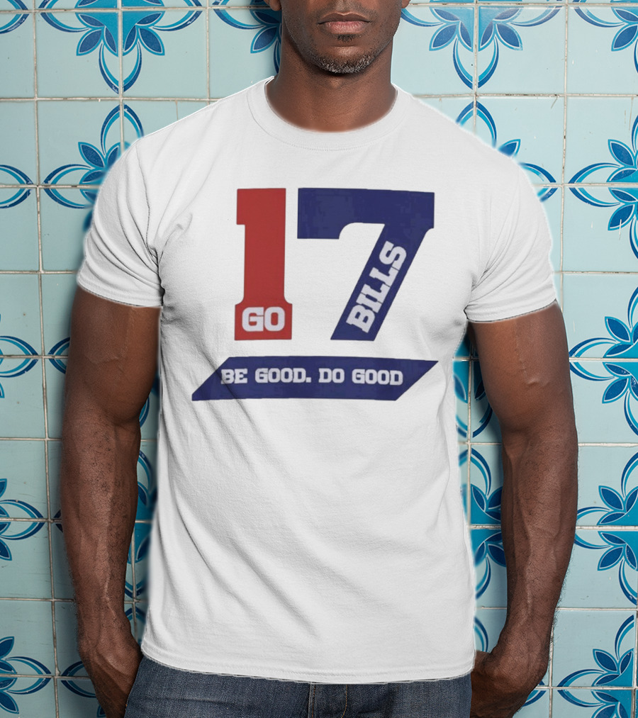 Awesome Josh Allen MVP Go Bills 17 Be Good Do Good God Bless T-Shirt