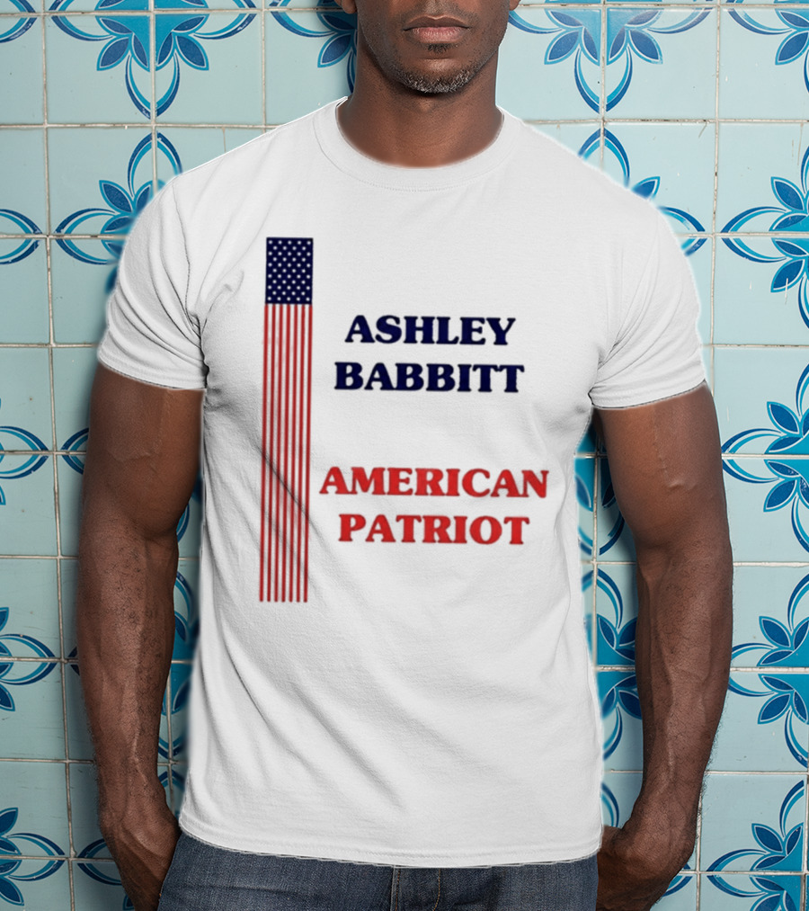 Ashley Babbitt American Patriot Flag Stripe Stars T-Shirt