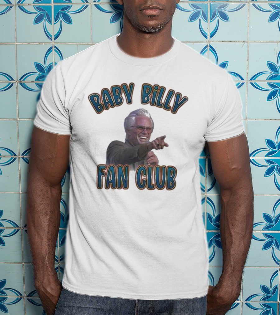 Baby Billy Fan Club Custom Printed Vintage Style T-Shirt