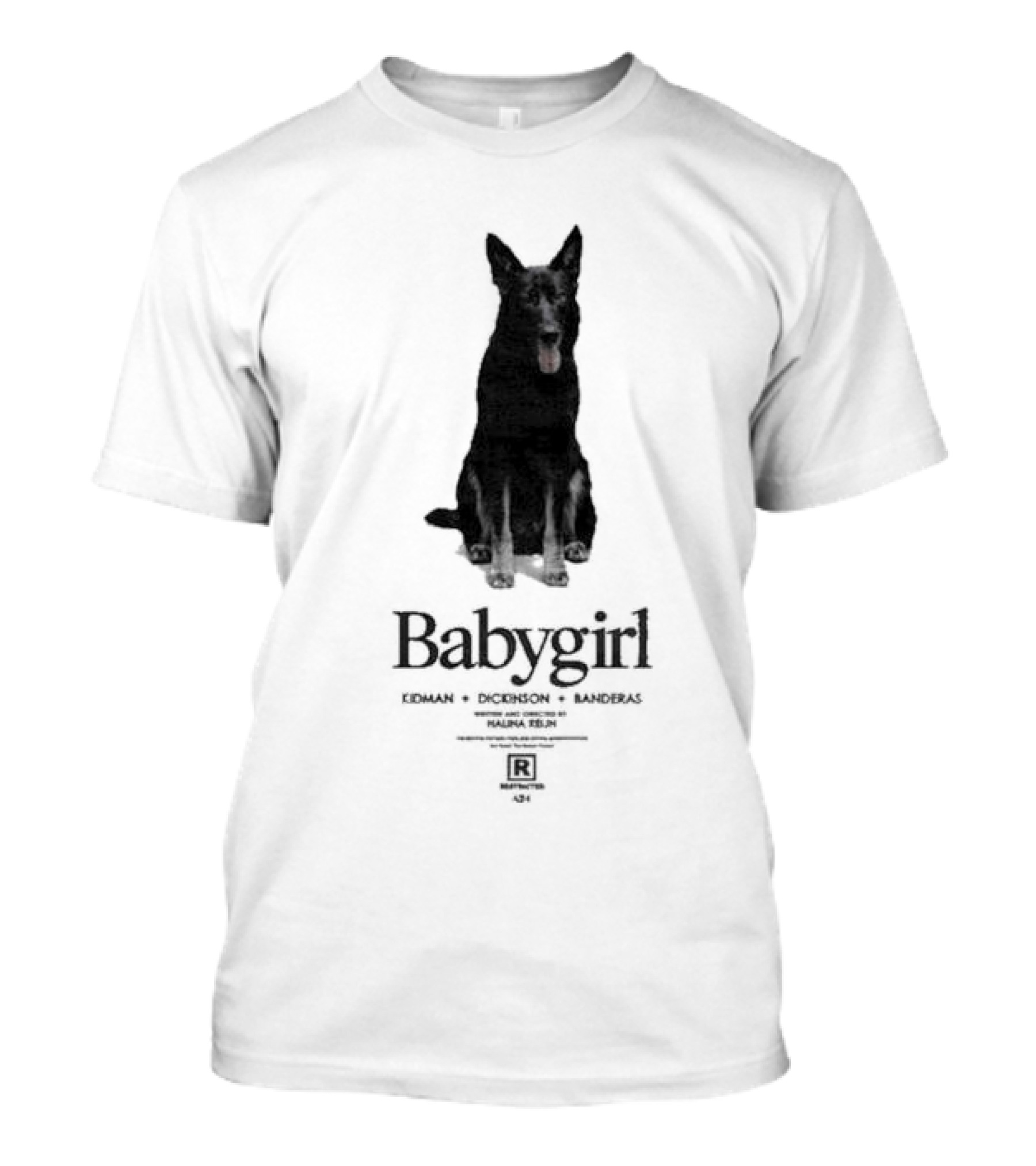 Babygirl Dog Kidman Dickinson Banderas Graphic Silhouette T-Shirt