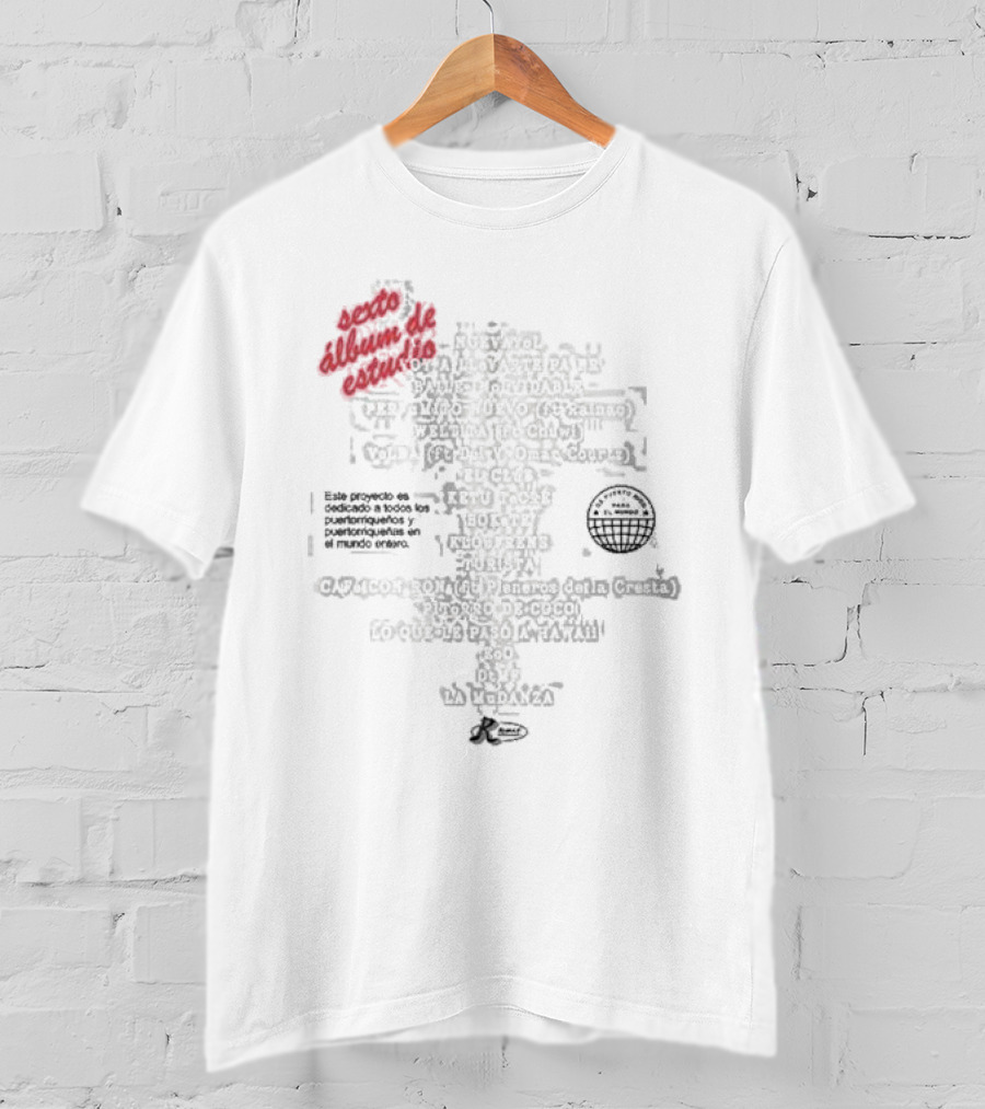 Bad Bunny's 6th Album Debi Tirar Mas Fotos Coffee-Spiderweb Skulls Rabbits T-Shirt