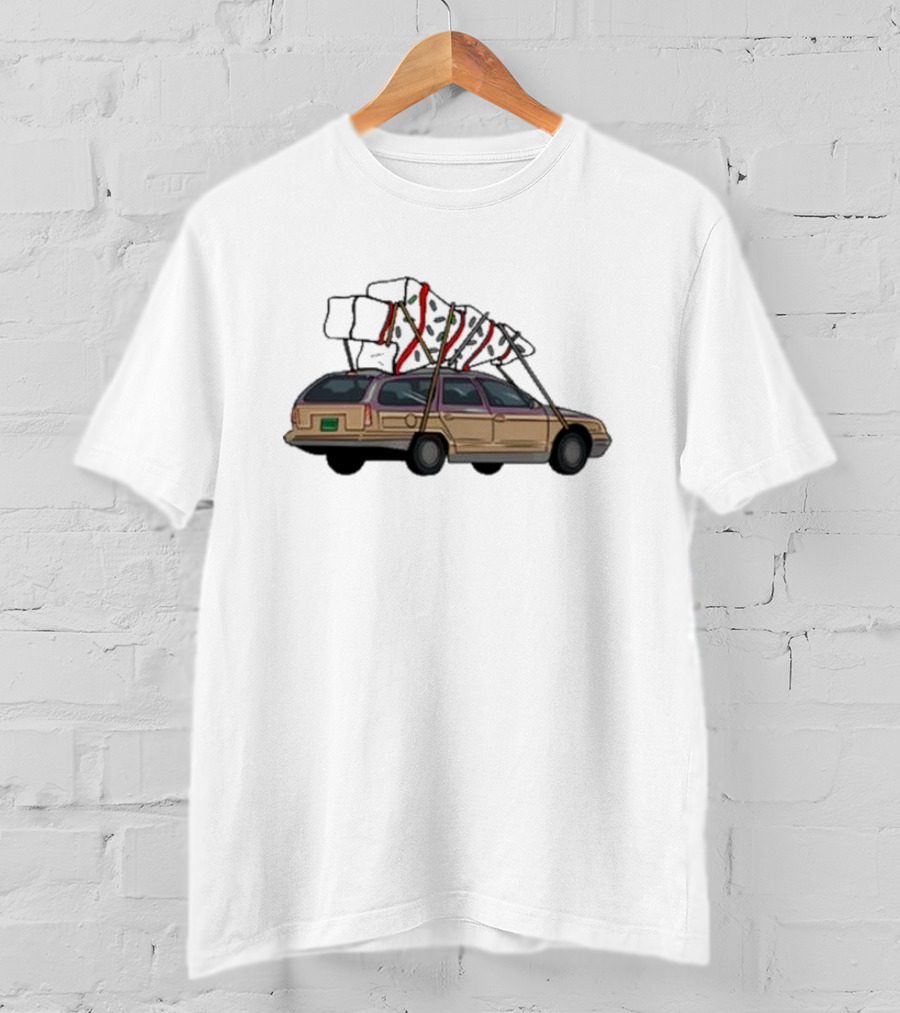 Barbell Voodoo Holiday Road Family Vacation Station Wagon T-Shirt