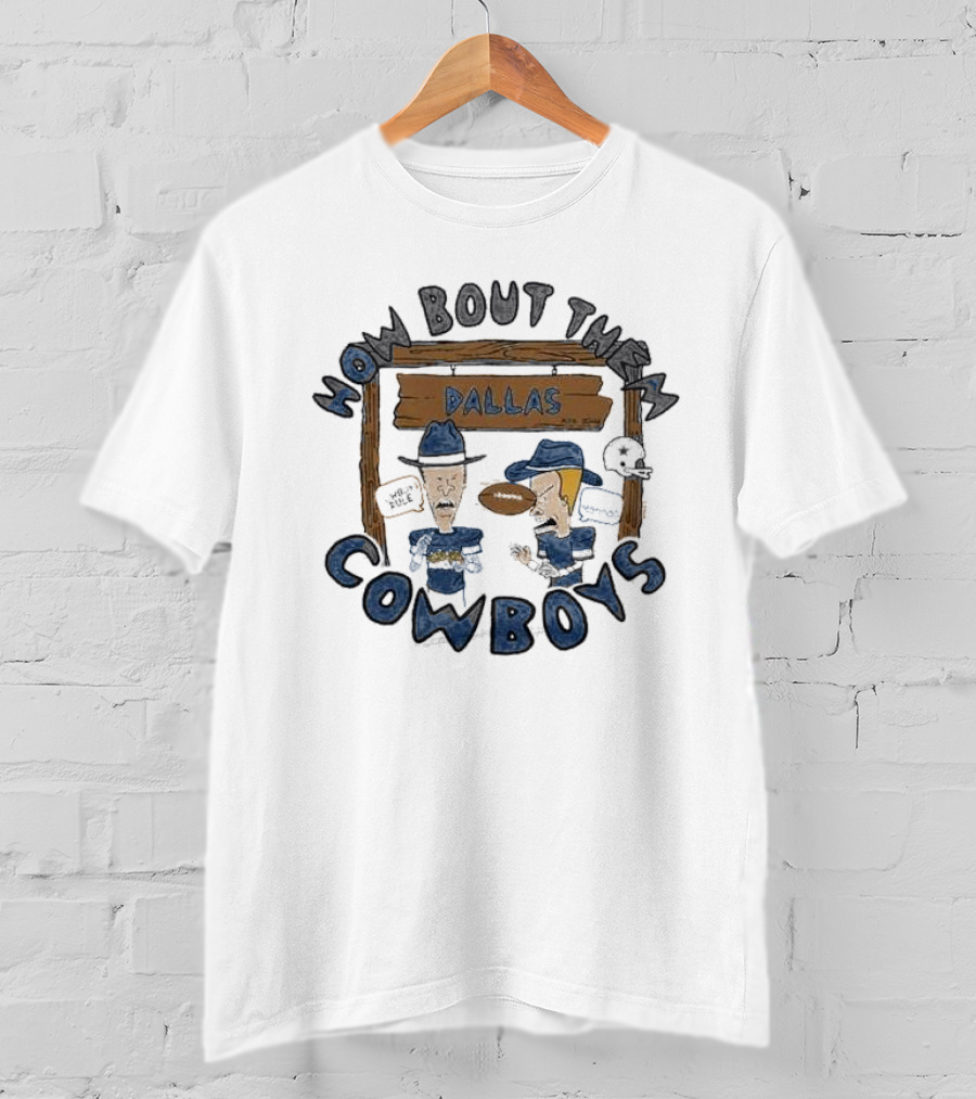 Beavis And Butt-Head Dallas Cowboys How Bout Them Cowboys T-Shirt