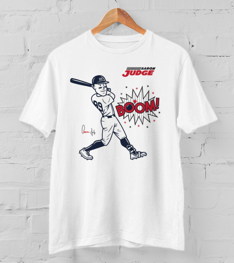 Aaron Judge Swings Into Action With Boom T-Shirt