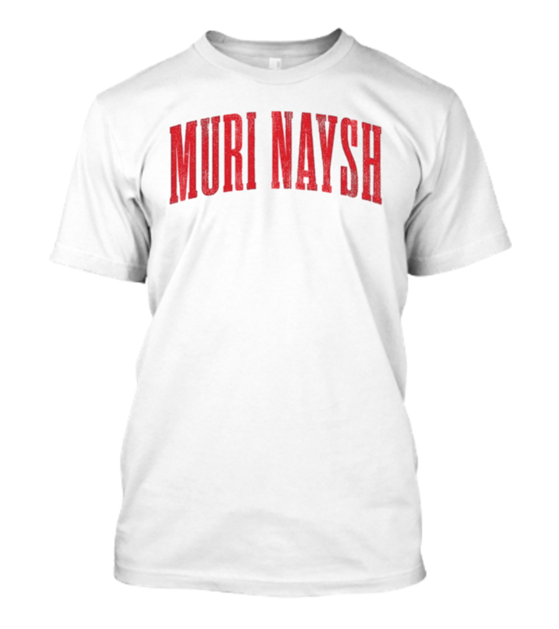 Billmuri Muri Naysh Red Text T-Shirt