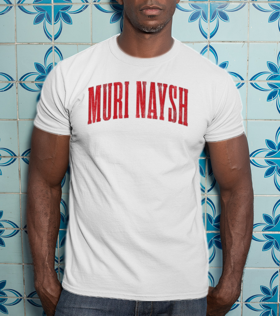 Billmuri Muri Naysh Red Text T-Shirt