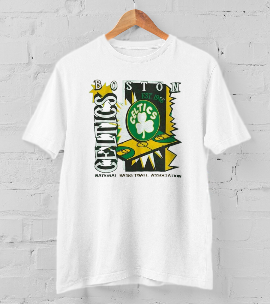 Boston Celtics EST 1946 Mitchell & Ness Youth Retro ’90s National Basketball Association T-Shirt