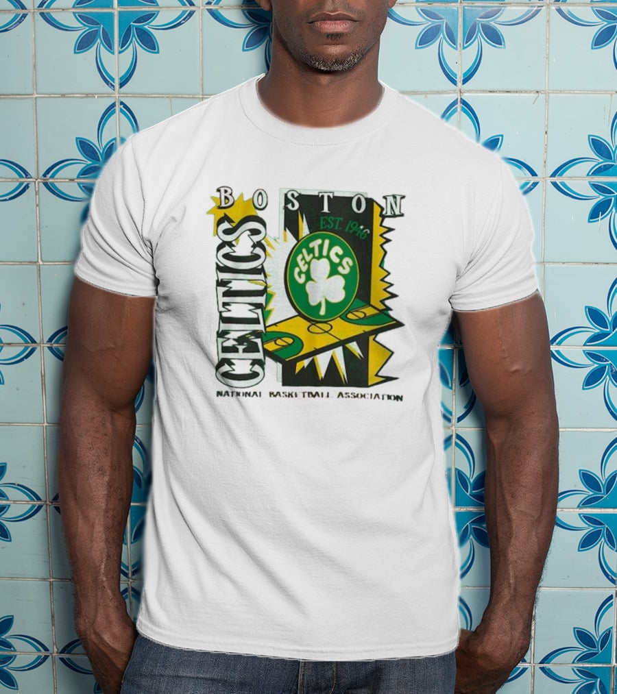 Boston Celtics EST 1946 Mitchell & Ness Youth Retro ’90s National Basketball Association T-Shirt