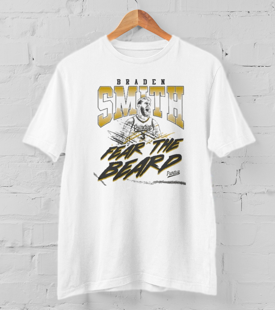 Braden Smith Fear The Beard Purdue Basketball T-Shirt