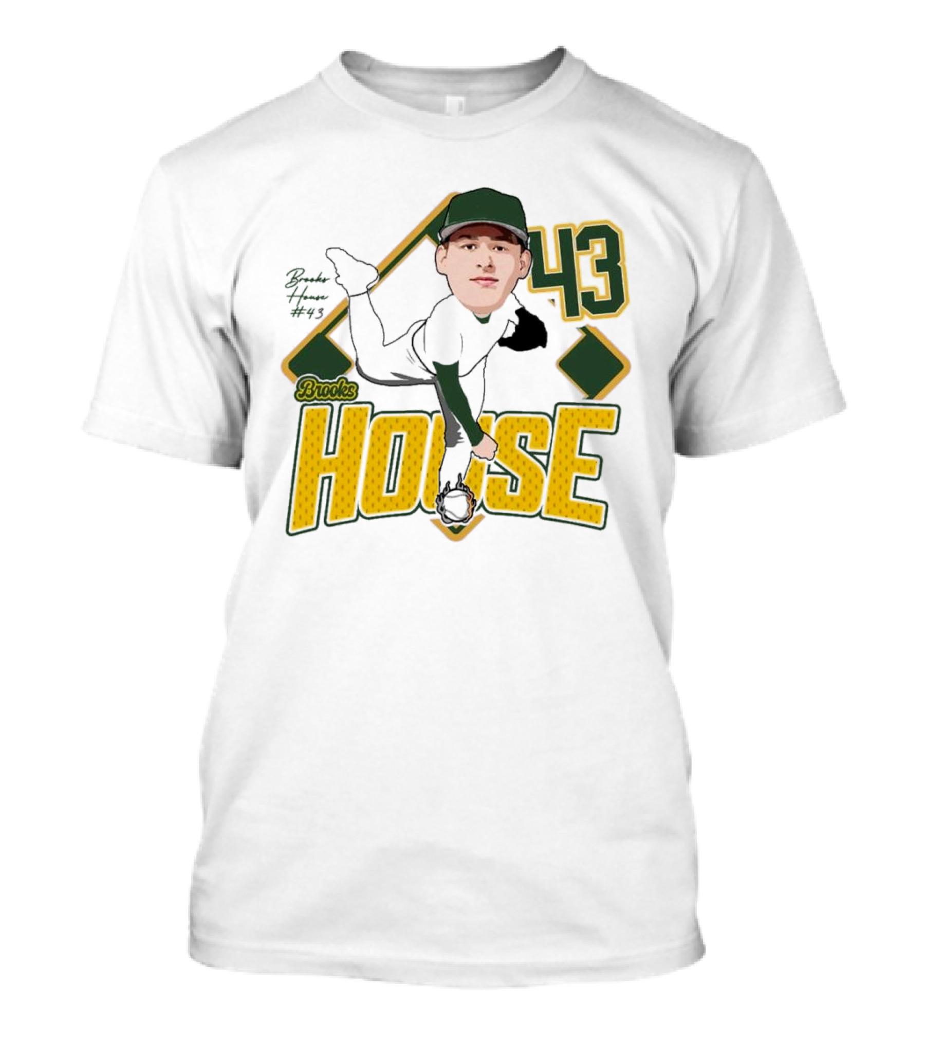 Brooks House 43 Baseball 2025 T-Shirt