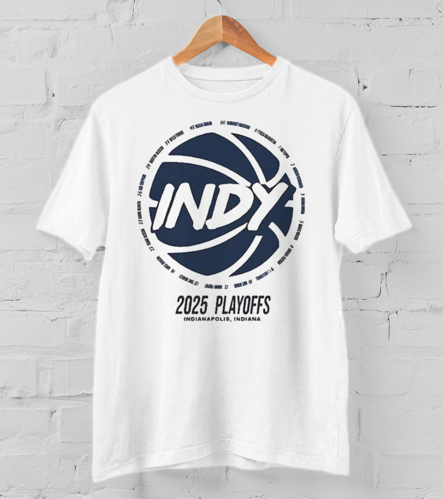 Pacers Indy 2025 Playoffs Hype Caitlin Clark T-Shirt