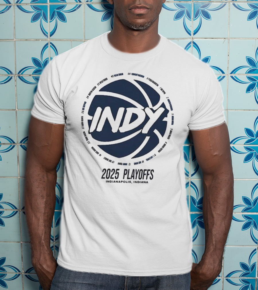 Pacers Indy 2025 Playoffs Hype Caitlin Clark T-Shirt