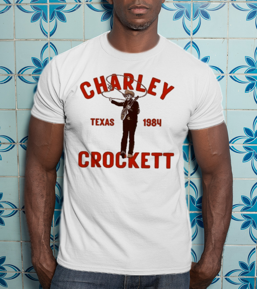 Charley Crockett Texas 1984 Lasso Cowboy T-Shirt