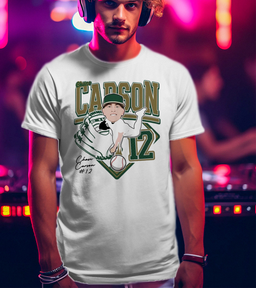 Chase Carson Baseball 2025 Pitcher 12 T-Shirt