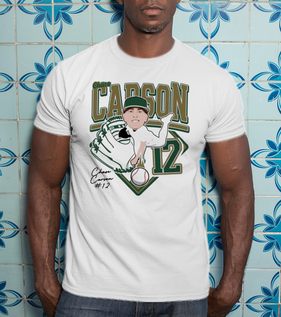Chase Carson Baseball 2025 Pitcher 12 T-Shirt