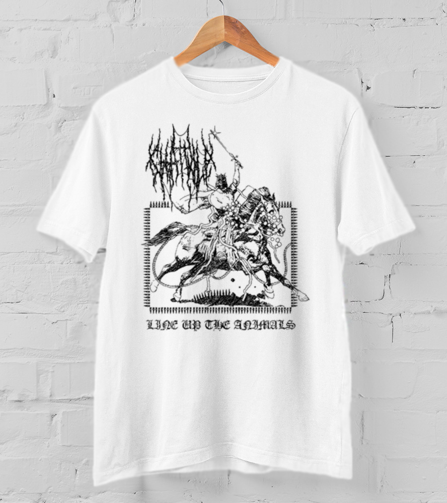 Chat Pile Line Up Looking Out For You Line Up The Animals T-Shirt