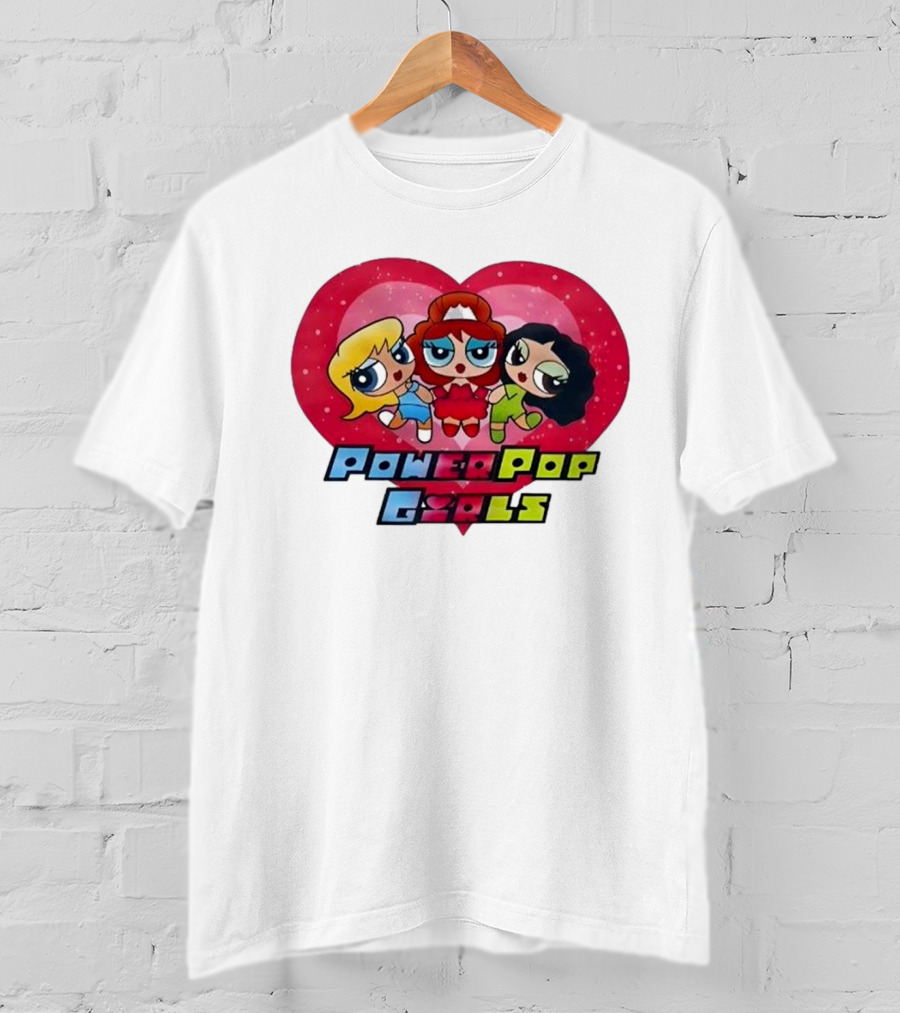Chappell Roan Power Pop Girls Heart Cartoon Trio T-Shirt
