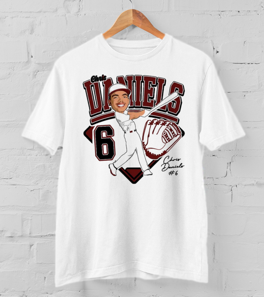 Daniels 6 Baseball Chris 2025 T-Shirt