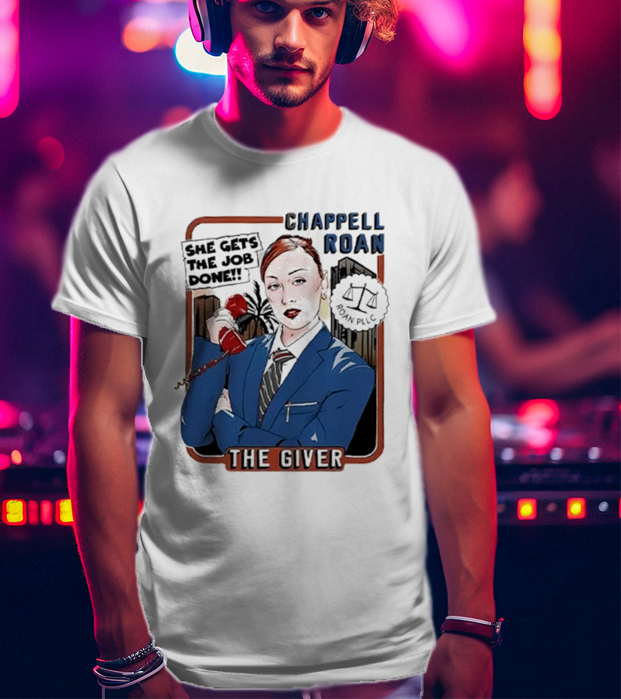 Chappell Roan The Giver Blue Suit Red Rose T-Shirt