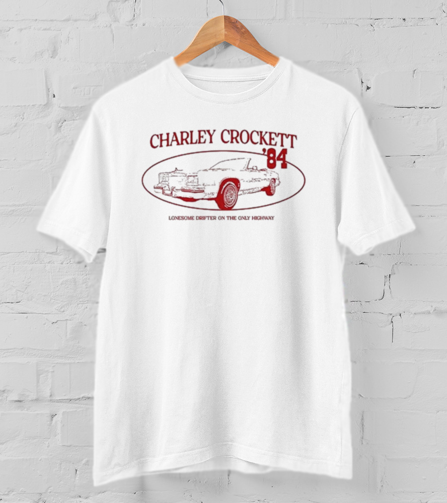 Charley Crockett '84 Caddy Lonesome Cowboy On The Lost Highway T-Shirt