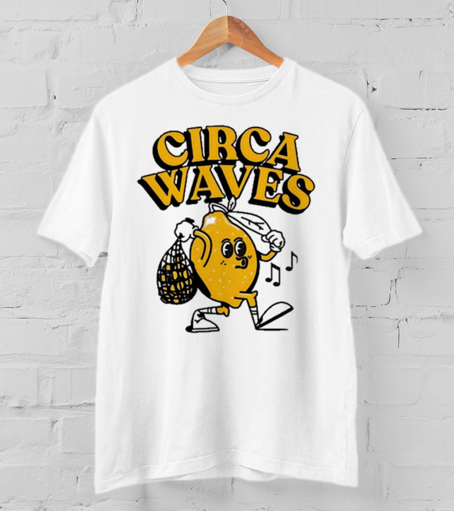 Circa Waves Leroy The Lemon Running Cartoon T-Shirt
