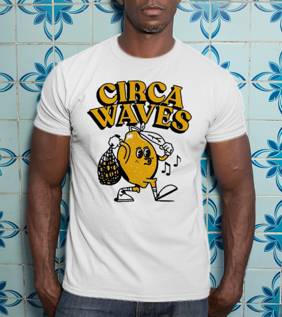 Circa Waves Leroy The Lemon Running Cartoon T-Shirt