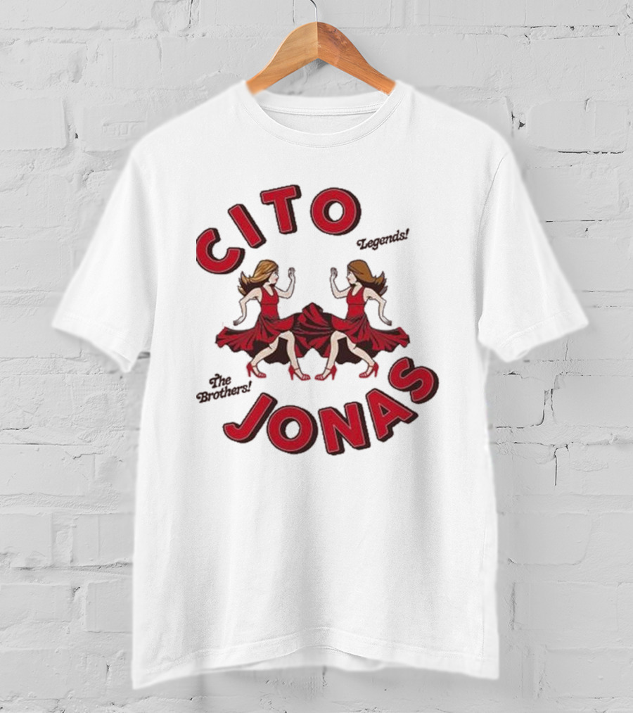Cito Jonas Legends The Brothers Dancing Twins T-Shirt