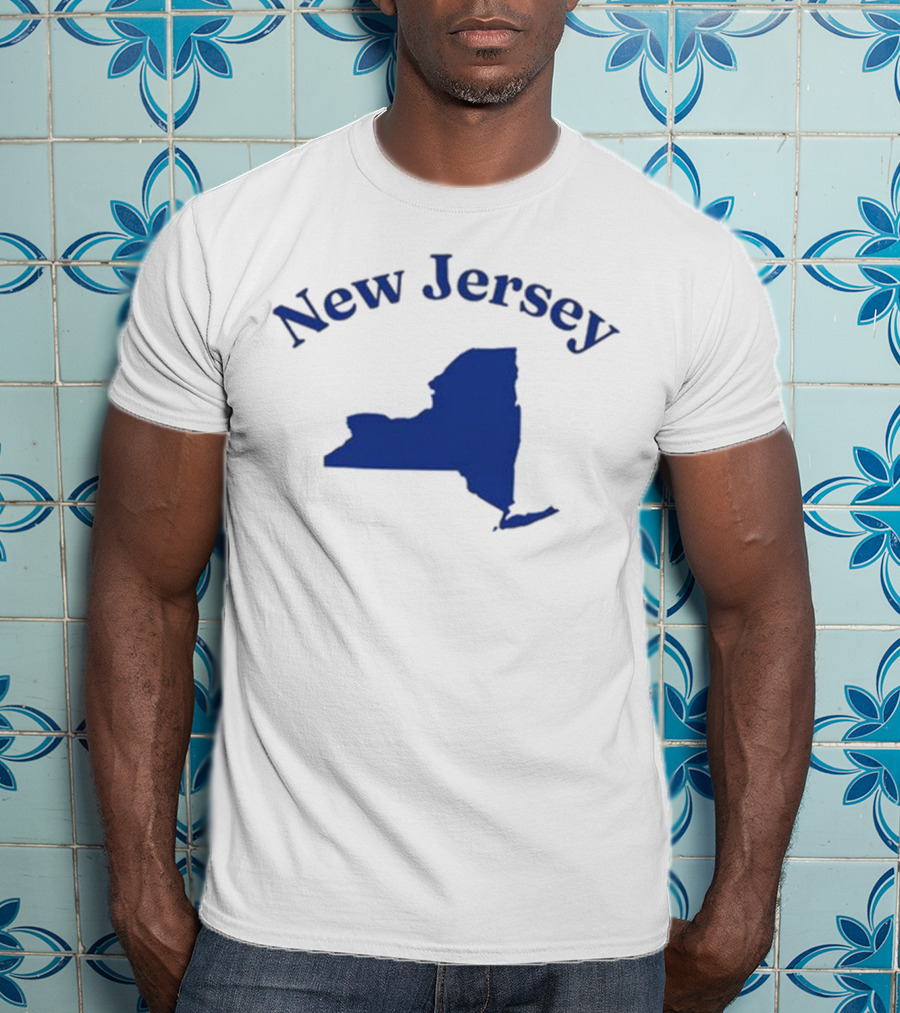 New Jersey Clickhole Map Of New York T-Shirt
