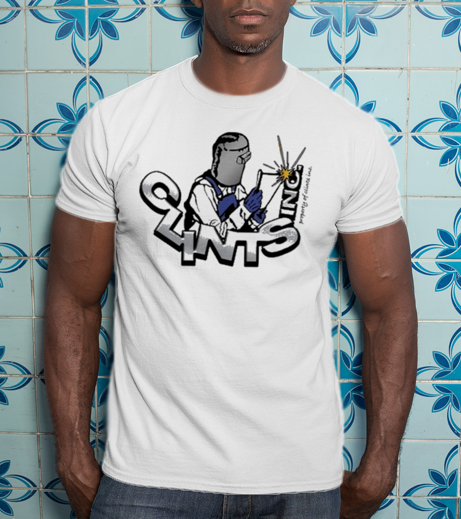 Clintsinc Mechanic Welding Torch Iconic Character T-Shirt