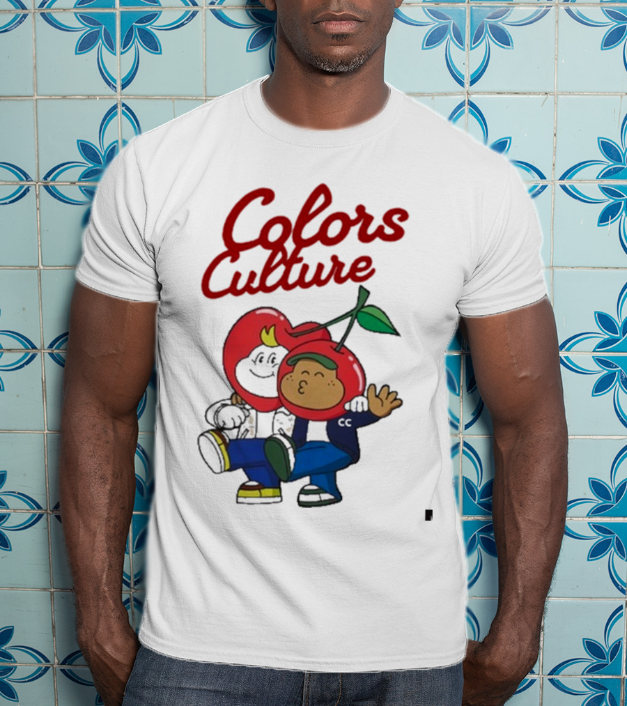 Colors Culture Chubby And Friends Cherry Head Graphic T-Shirt