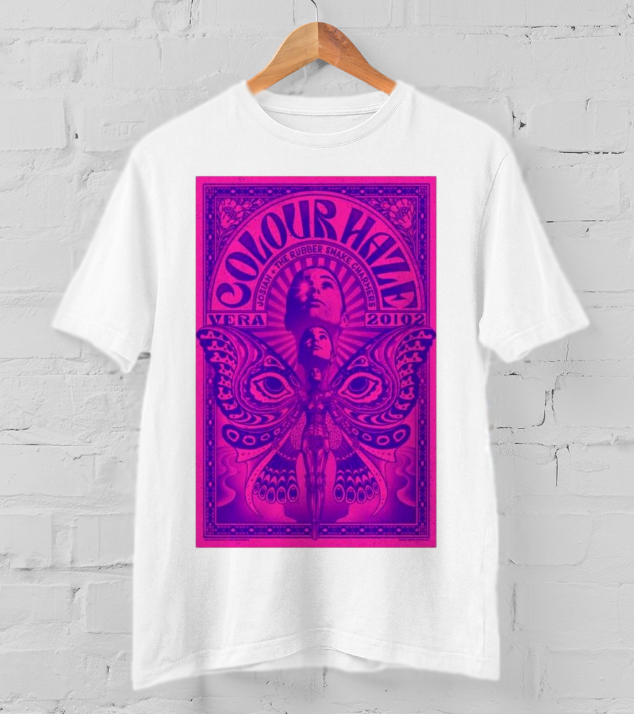 Colour Haze Vera Groningen Netherlands Feb 20 2025 Josiah The Rubber Snake Charmers T-Shirt